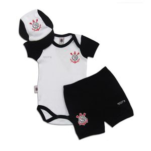 Kit Conjunto Corinthians Body Shorts e Boné Oficial