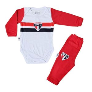 Conjunto Bebê São Paulo Body e Calça Oficial