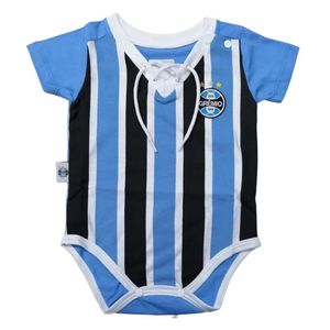 Body Bebê Grêmio Retrô Tricolor Oficial