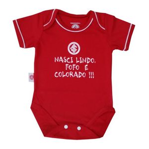 Body Internacional "Nasci Colorado" Vermelho Revedor