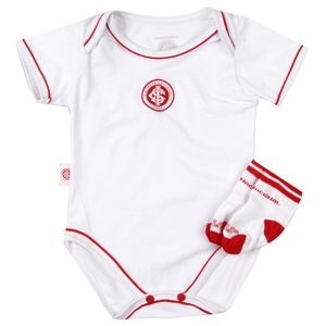 Kit Bebê Internacional Com Body e Meia Oficial