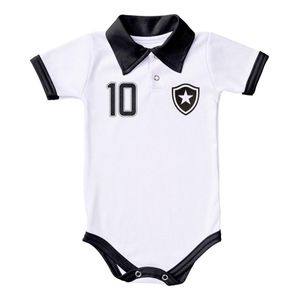 Body Botafogo Polo Branco Torcida Baby