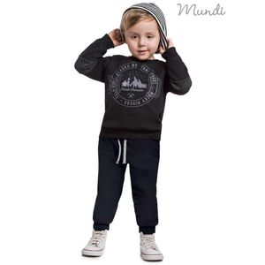 Conjunto Infantil Menino Blusa Manga Longa e Calça