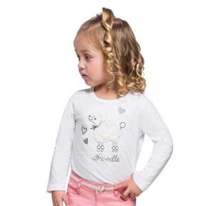 Blusa Manga Longa Infantil Menina Mundi