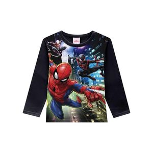 Camiseta Manga Longa Infantil Menino Spider Man