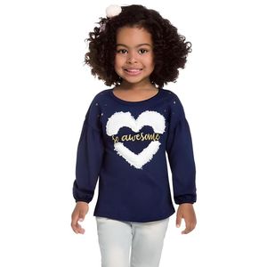 Blusa Infantil Menina Manga Longa So Awesome Kyly