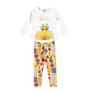 Conjunto Longo Infantil Menina Blusa Legging Abelhinha BG