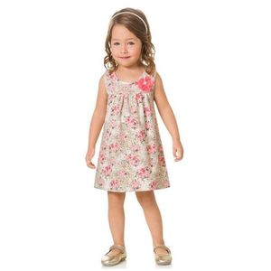 Vestido Infantil Menina Florido Milon