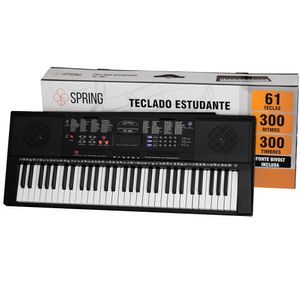 Teclado Arranjador Spring TC-261 61 Teclas C/ Fonte - TC0082