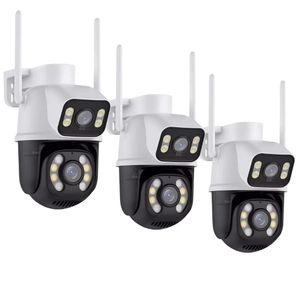 Kit 3 Câmera Importada Wi-fi Smart  Lente Dupla Externa