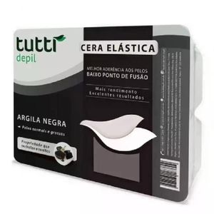 Tutti Depil Argila Negra Cera Depilatória Elástica 250g