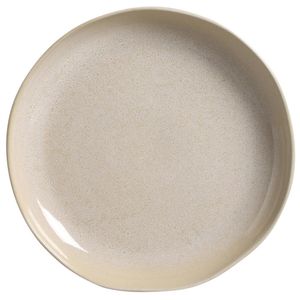 Travessas Redonda Grande Orgânico Stoneware Latte Ø36cm