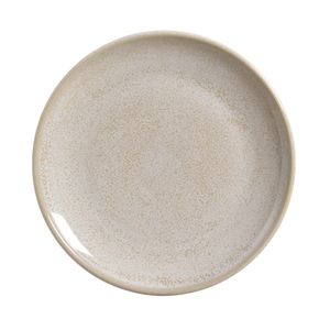 Conjunto com 6 Pratos de Sobremesa Coup Stoneware Hotelaria Latte Ø21cm