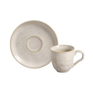 Conjunto com 6 Xícaras de Café com Pires Bio Latte 120ml
