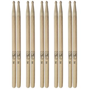 Kit com 5 Pares de Baquetas para Bateria Hickory 5A New York