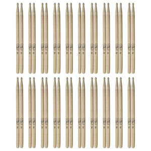 Kit com 20 Pares de Baquetas para Bateria Hickory 5A New York