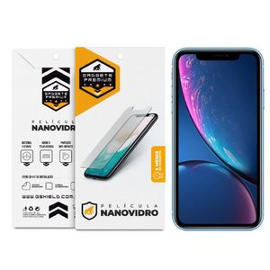 Kit Capa Hybrid e Película Nano Vidro para iPhone XR