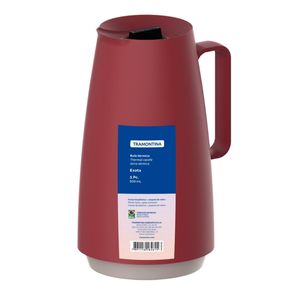 Bule Térmico Tramontina Exata Vermelho com Ampola de Vidro 500ML