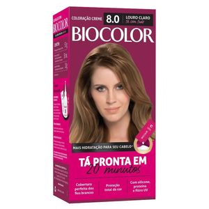 Tinta para Cabelo 8.0 Louro Claro Biocolor