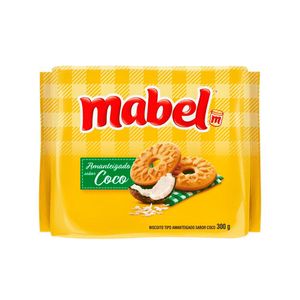 Biscoito Mabel Amanteigado Coco 300g