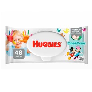 Lenços Umedecidos Huggies One & Done 48x1