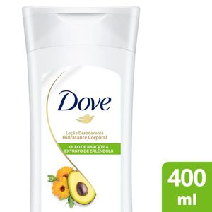 Loção Desodorante Hidratante Corporal Dove Óleo de Abacate & Calêndula 400ml