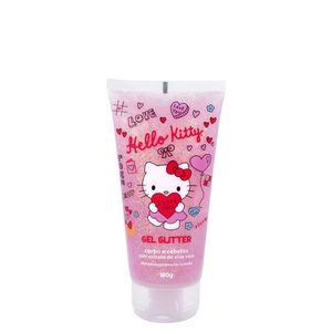 Gel Glitter para Corpo e Cabelo Hello Kitty