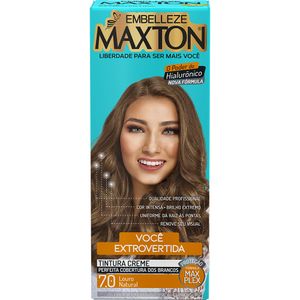 Tinta para Cabelo Maxton 7.0 Louro Natural