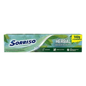 Creme Dental Sálvia e Eucalipto Sorriso Herbal