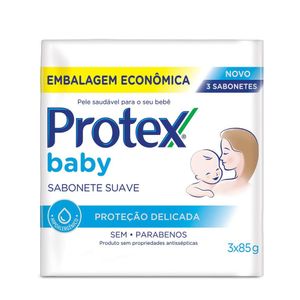 Sabonete Protex Baby Sabonete Suave 3x85g