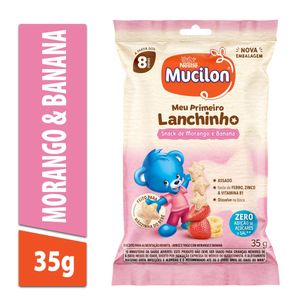 Biscoito Snack Mucilon Morango e Banana 35g