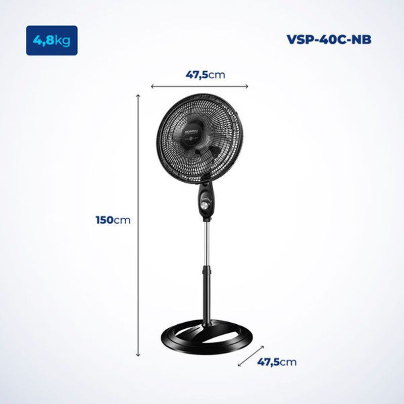 vent-mondial-col-vsp40c-nb-6p-40cm-pt