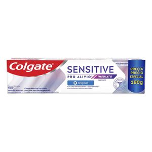 Creme Dental para Sensibilidade Colgate Sensitive Pro Alívio Imediato Original 180g