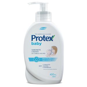 Sabonete Líquido Para Bebê Protex Baby Delicate Care 400ml