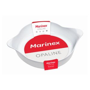 Assadeira Opaline Marinex Redonda 2L Branca Nadir