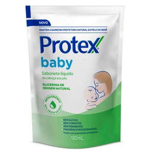 Sabonete Líquido Para Bebê Protex Baby Glicerina Natural 180ml