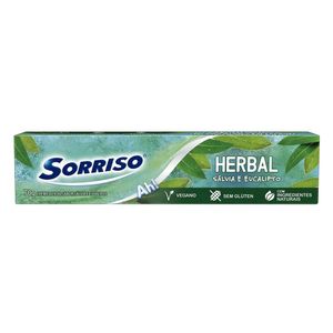 Creme Dental Sorriso Herbal Sálvia e Eucalipto 70g