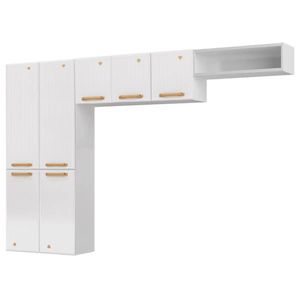 Cozinha 7 Portas Diamante Newsmart Telasul Branco