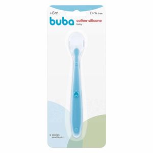 Colher Infantil Anatômica de Silicone Buba Sortido