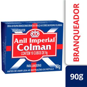 Branqueador Anil Imperial Colman com 10 Cubos de 9g cada