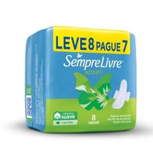 Absorvente Externo Leve 8 Unidades Pague 7