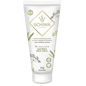 Schiwa Hidratante Esfoliante Natural com Óleo Essencial de Alecrim e Erva-Doce 45g