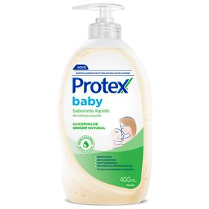 Sabonete Líquido Para Bebê Protex Baby Glicerina Natural 400ml