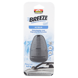 Odorizador Automotivo Acqua Proauto Breeze Blister 6,5g