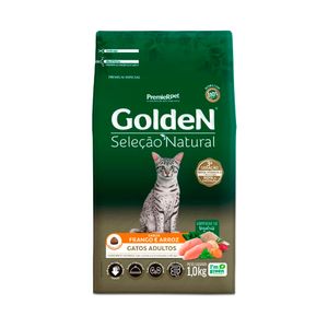 Ração Golden Gatos Seleção Natural Adultos Frango