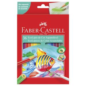 Lápis de Cor Ecolápis Aquarelavel Faber Castell