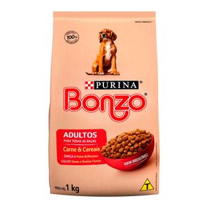 Ração Bonzo Adulto Carne E Cereais Kg