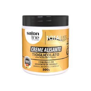 Creme Alisante Forte Salon Line Trioglicolato Óleo de Semente de Manga 500g