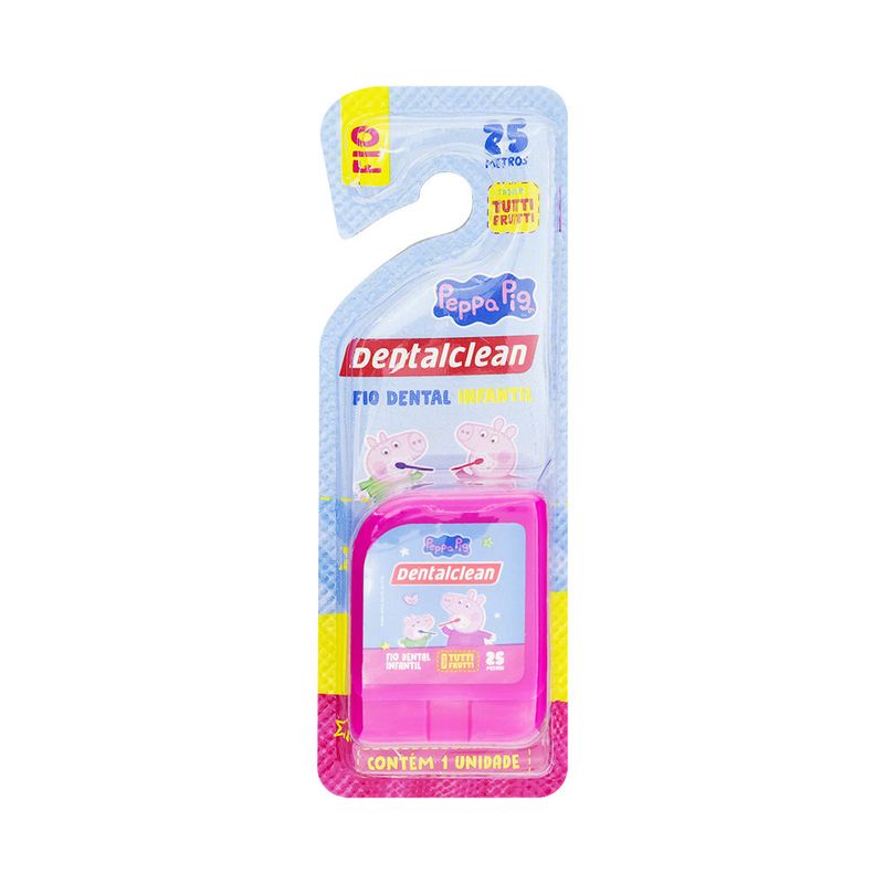 fio-dental-dclean-peppa-pig-25m