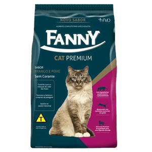 Ração Fanny Cat Premium Sabor Frango E Peixe 25KG